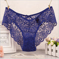 Cross-border foreign trade lace seamless sexy underwear women's waist transparent lace cotton jacket women's briefs