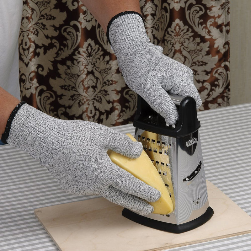 Spot HPPE 5 cut-proof gloves Food grade kitchen garden gardening gloves slaughter fishing gloves