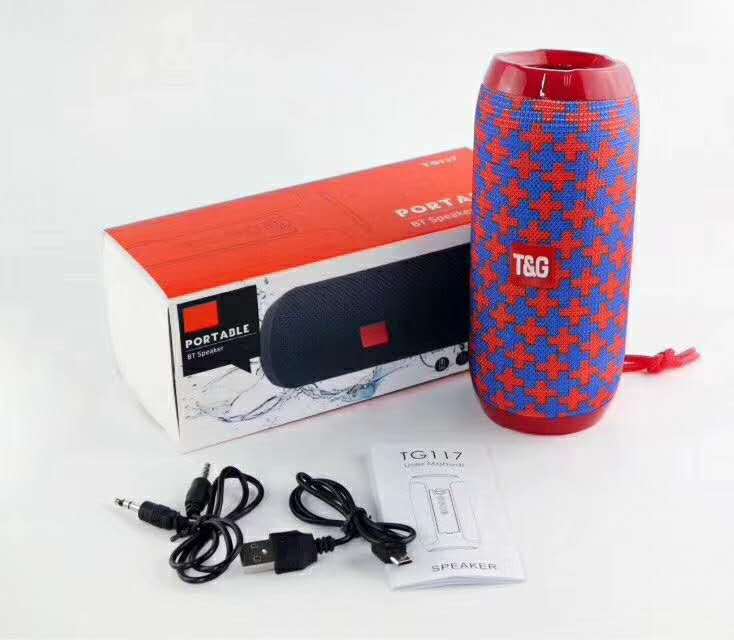 Cross-border TG117 wireless bluetooth speaker portable card audio sports subwoofer gift speaker factory