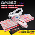 Manufacturer Ruyi Bird K59 gaming keyboard mouse headset three-piece suit usb desktop wired luminous keyboard and mouse suit
