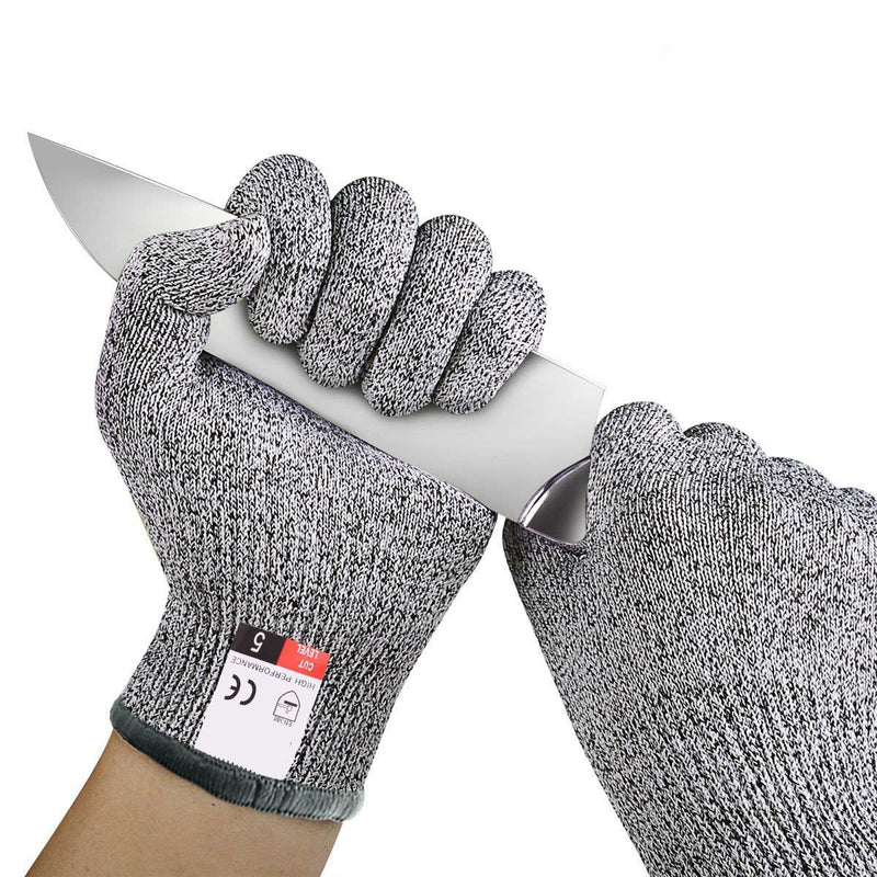 Spot HPPE 5 cut-proof gloves Food grade kitchen garden gardening gloves slaughter fishing gloves