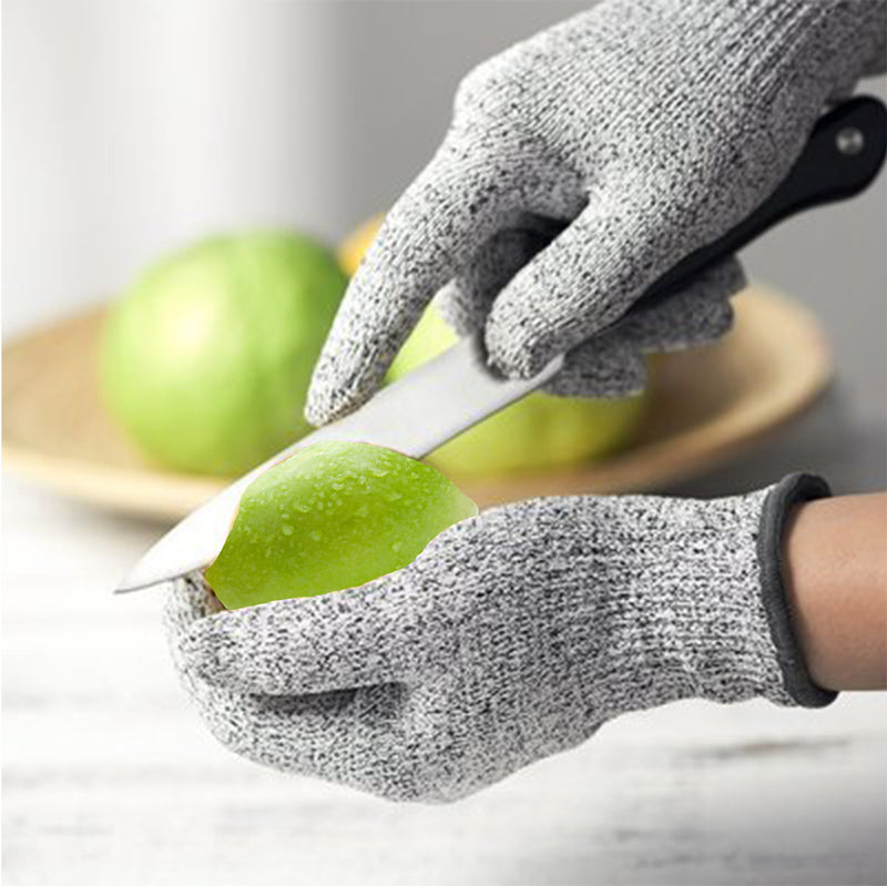Spot HPPE 5 cut-proof gloves Food grade kitchen garden gardening gloves slaughter fishing gloves