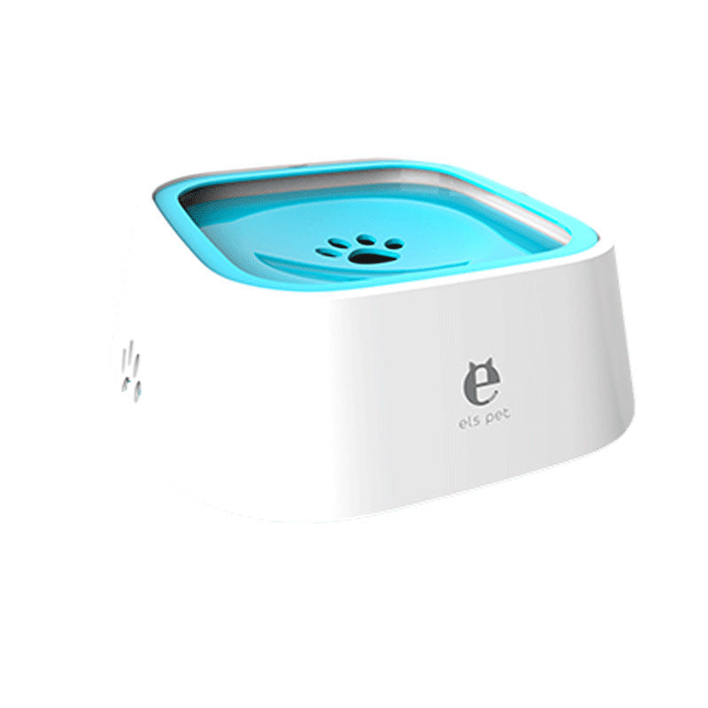 Pet water fountain, dog and cat feeding bowl, drinking bowl, floating water bowl, drinking bowl, cat bowl, dog bowl, non-wet mouth