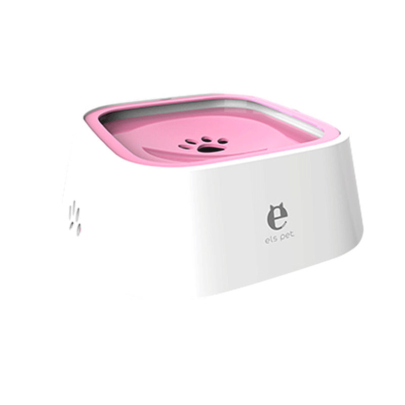 Pet water fountain, dog and cat feeding bowl, drinking bowl, floating water bowl, drinking bowl, cat bowl, dog bowl, non-wet mouth