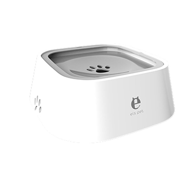 Pet water fountain, dog and cat feeding bowl, drinking bowl, floating water bowl, drinking bowl, cat bowl, dog bowl, non-wet mouth