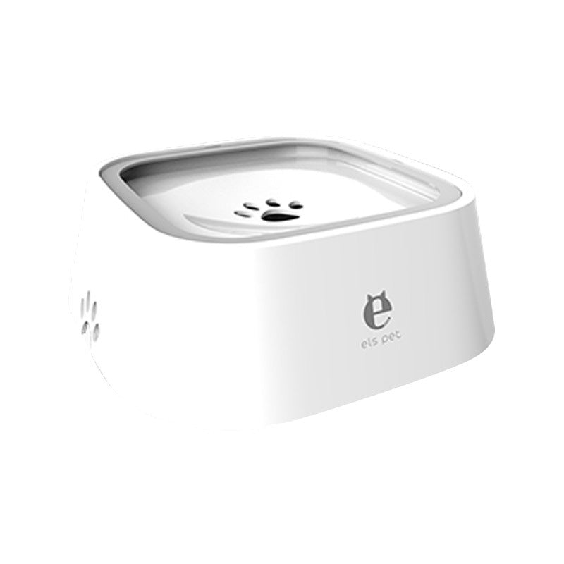 Pet water fountain, dog and cat feeding bowl, drinking bowl, floating water bowl, drinking bowl, cat bowl, dog bowl, non-wet mouth