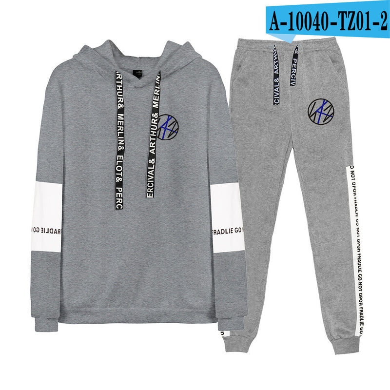 conjunto esportivo de tendência coreana