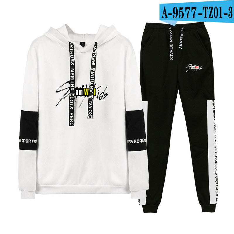 conjunto esportivo de tendência coreana