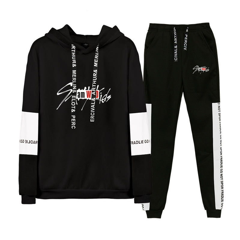 conjunto esportivo de tendência coreana