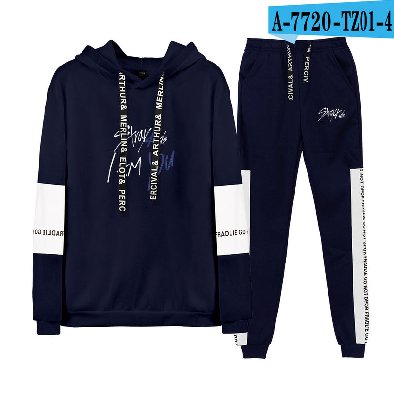 conjunto esportivo de tendência coreana