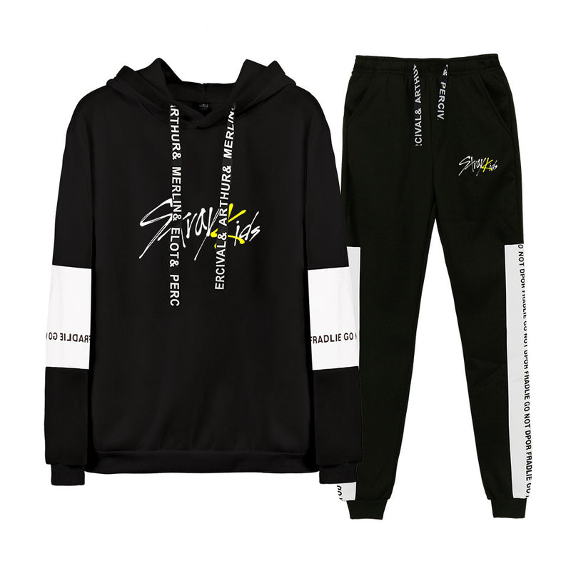 conjunto esportivo de tendência coreana