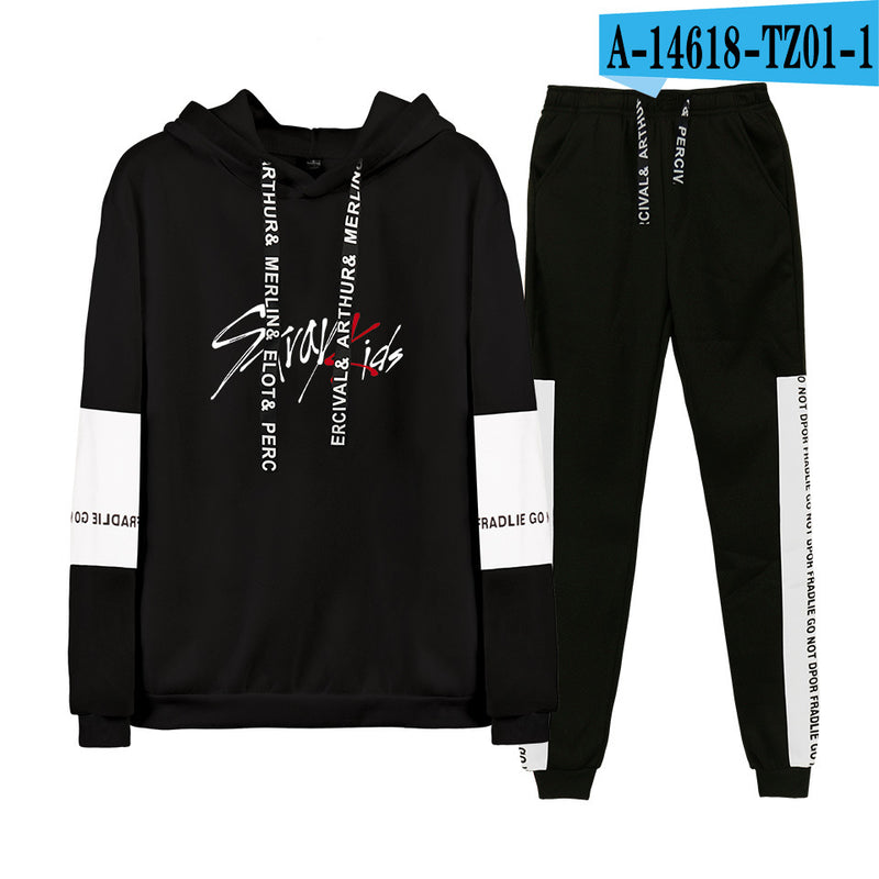conjunto esportivo de tendência coreana