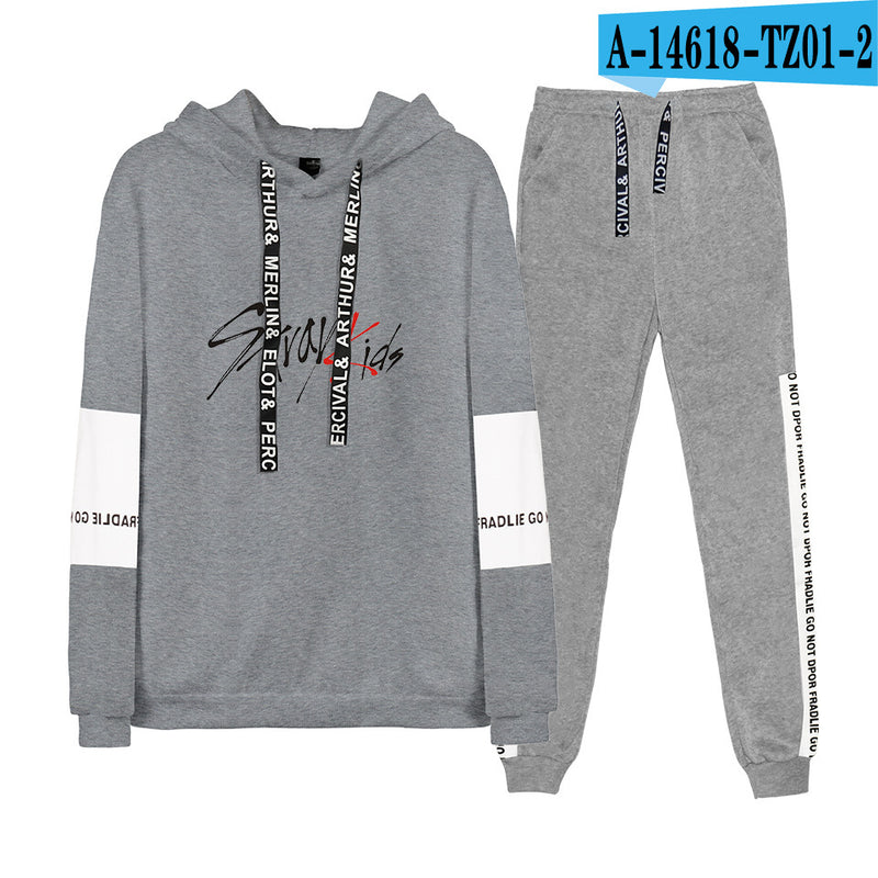 conjunto esportivo de tendência coreana