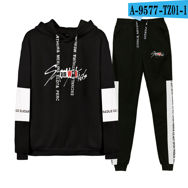 conjunto esportivo de tendência coreana