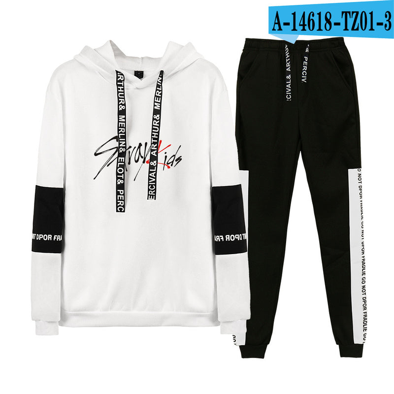 conjunto esportivo de tendência coreana