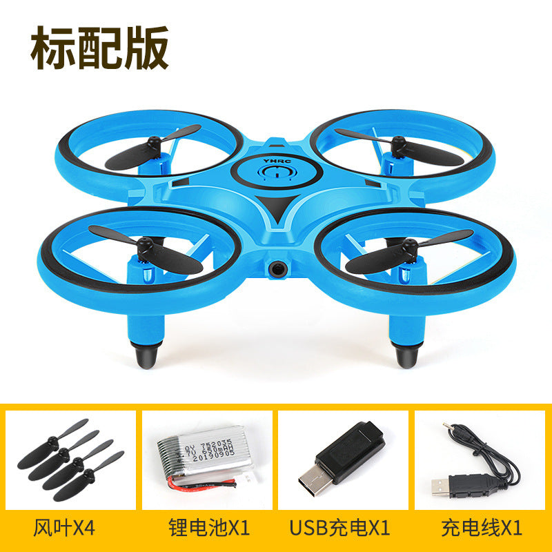 Net red with the same gesture remote control quadcopter intelligent suspension induction drone outdoor children's toy plane