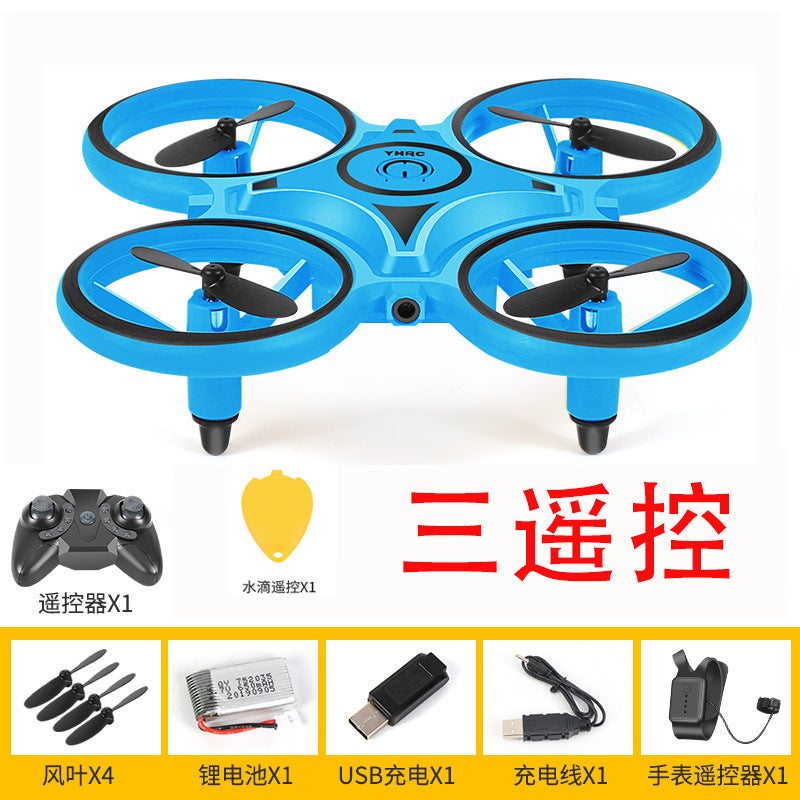 Net red with the same gesture remote control quadcopter intelligent suspension induction drone outdoor children's toy plane