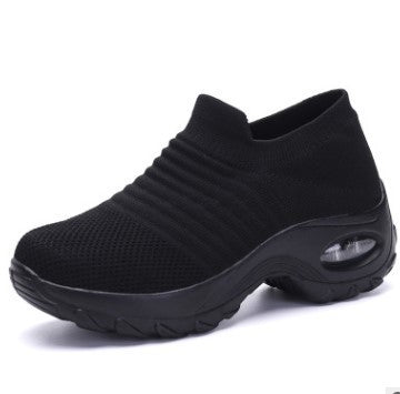 1839 autumn women's shoes sports shoes women's travel hiking shoes leisure heightening air cushion outdoor shoes rocking shoes