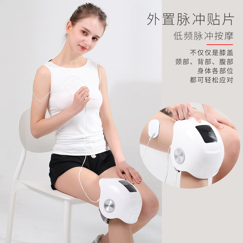 Knee pad heating massager knee warm and cold protection and positive 3D airbag massage hot compress knee massager gift