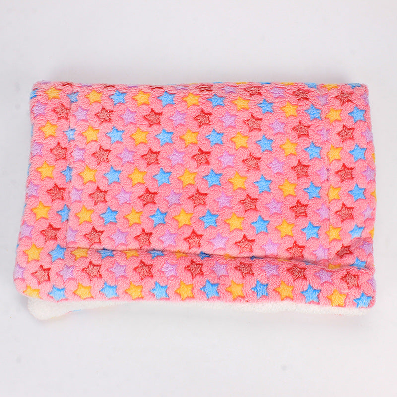 Padded pet cat and dog mat blanket for dogs