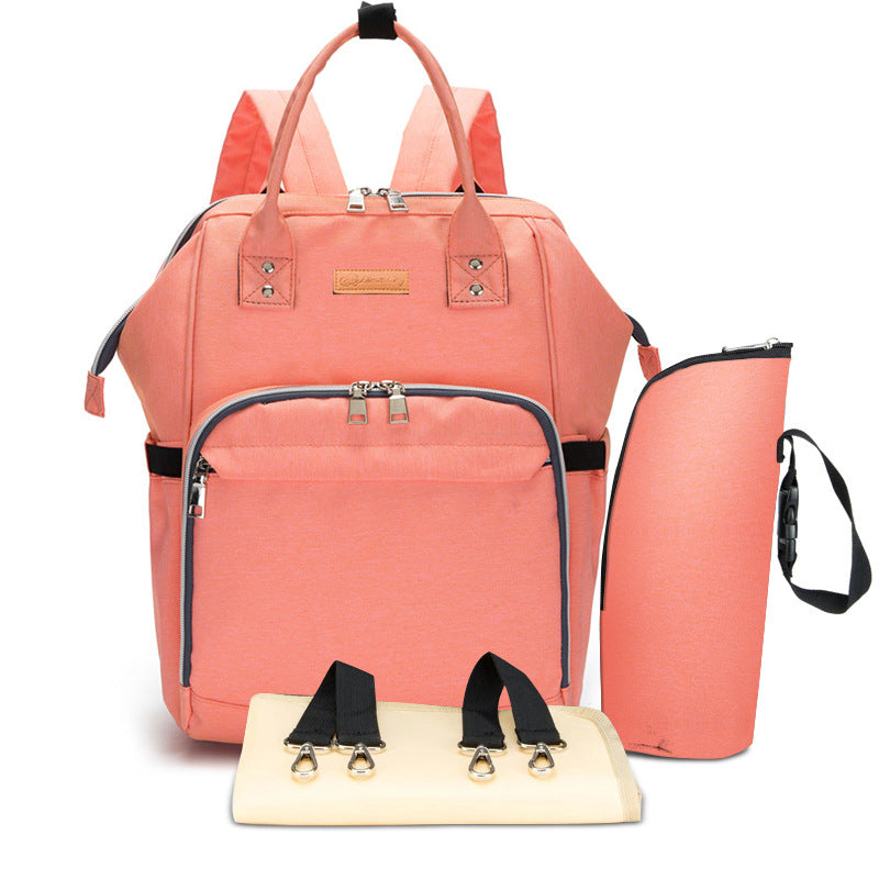 Mother bag manufacturers mother and baby bag large-capacity multi-functional fashion shoulders waterproof three-piece mother bag small