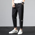 2020 Spring Military Green Casual Pants Men's Korean Style Trendy Loose Straight Sports Pants Men's Men's Nine-Point Pants Men's