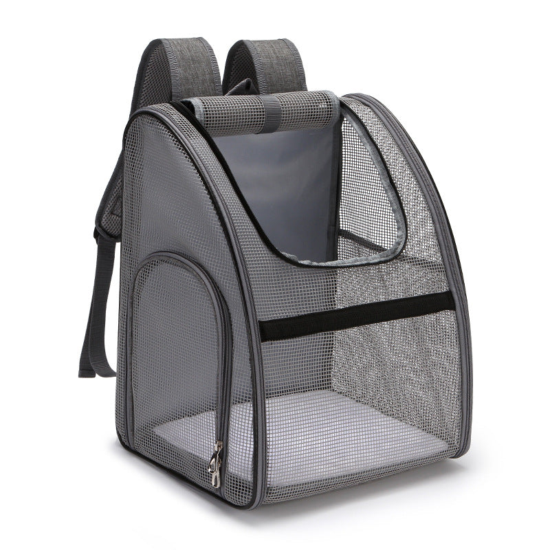 Factory direct selling pet bag dog cat folding out bag pet breathable backpack pet box