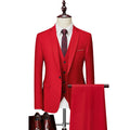 Amazon's cross-border hot-selling men's Korean-style slim-fit suit suit men's large size business casual groom's dress suit