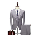 Amazon's cross-border hot-selling men's Korean-style slim-fit suit suit men's large size business casual groom's dress suit