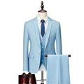 Amazon's cross-border hot-selling men's Korean-style slim-fit suit suit men's large size business casual groom's dress suit