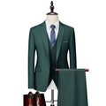 Amazon's cross-border hot-selling men's Korean-style slim-fit suit suit men's large size business casual groom's dress suit