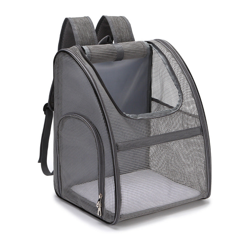 Factory direct selling pet bag dog cat folding out bag pet breathable backpack pet box
