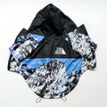 American flag tide brand windproof and rainproof cotton jacket for dogs in the north, raincoat for large dogs, pet jackets for dogs