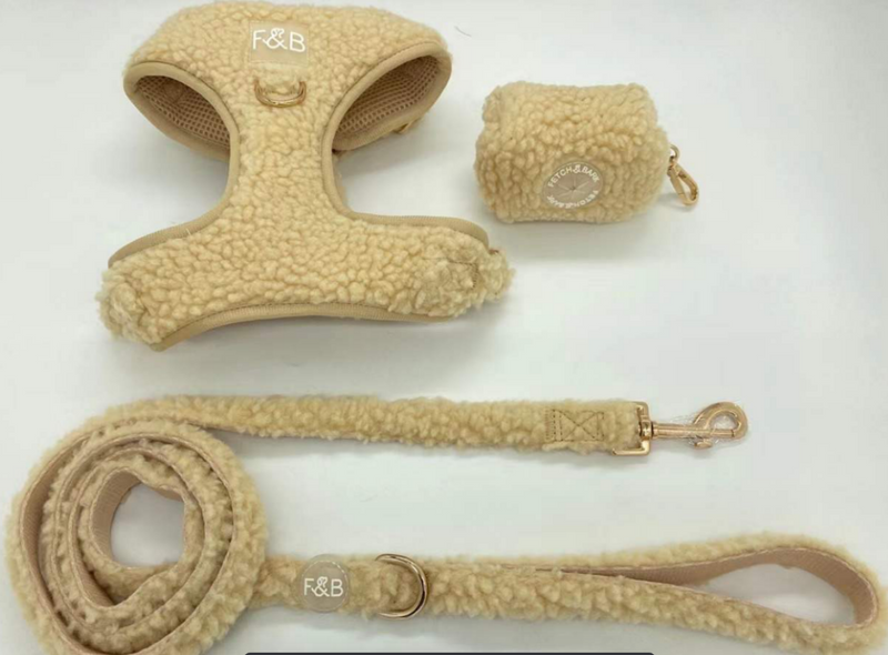 Dog harness khaki-2