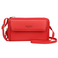 Ms. baellerry long wallet Korean version of double zipper large capacity diagonal bag female fashion all-match mobile phone bag
