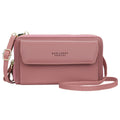 Ms. baellerry long wallet Korean version of double zipper large capacity diagonal bag female fashion all-match mobile phone bag