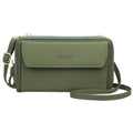 Ms. baellerry long wallet Korean version of double zipper large capacity diagonal bag female fashion all-match mobile phone bag
