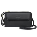 Ms. baellerry long wallet Korean version of double zipper large capacity diagonal bag female fashion all-match mobile phone bag