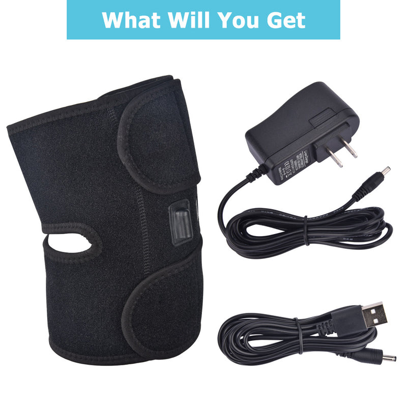 Source manufacturer electric heating old cold leg warming knee pads middle-aged and elderly knee joint warming protective equipment health massage
