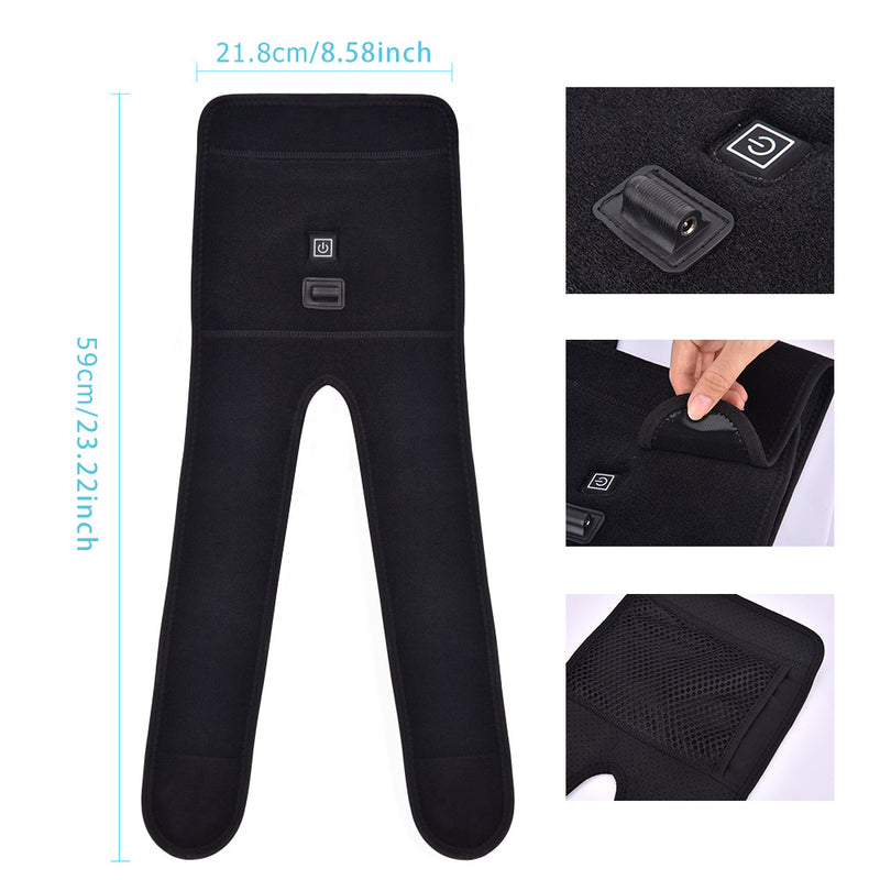 Source manufacturer electric heating old cold leg warming knee pads middle-aged and elderly knee joint warming protective equipment health massage