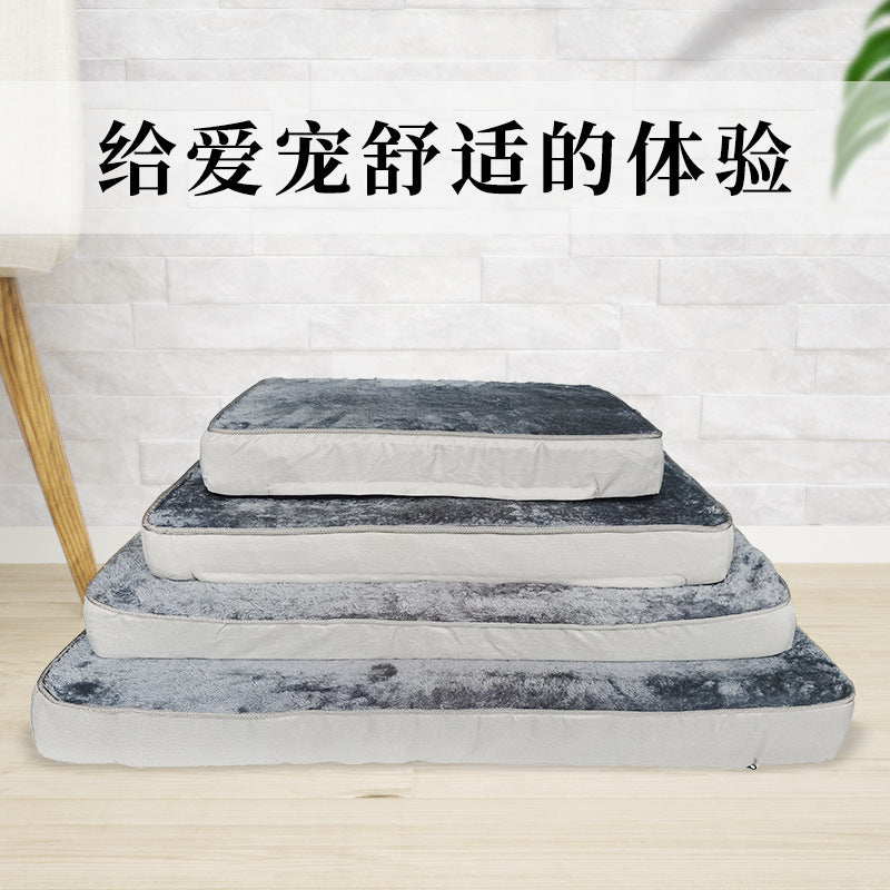 Memory Foam Pet Mat Dog Bed Mat Four Seasons Cat Dog Kennel Mat Winter Blanket Amazon Explosive Cross-border Delivery