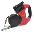 Automatic retractable leash with LED flashlight, one drag, two double heads, dog leash, dog chain, pet supplies manufacturer