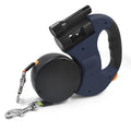 Automatic retractable leash with LED flashlight, one drag, two double heads, dog leash, dog chain, pet supplies manufacturer