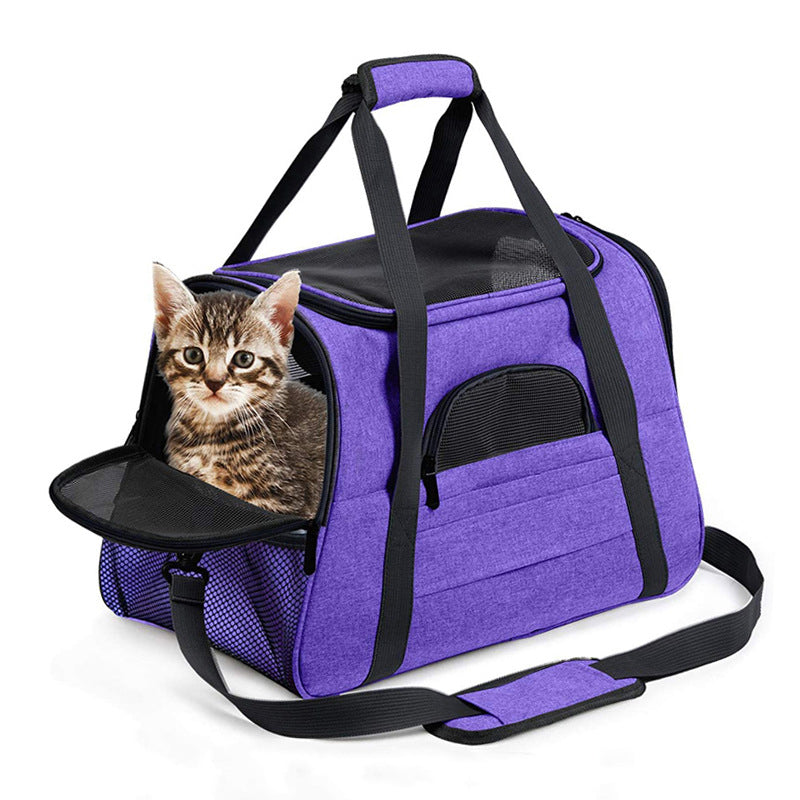 Pet Bag Portable Pet Backpack Dog Outing Bag Crossbody Pet Bag Amazon Hot Selling Pet Car Bag