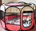 New cat litter kennel pet tent breathable foldable and washable octagonal fence Oxford cloth anti-scratch delivery room available