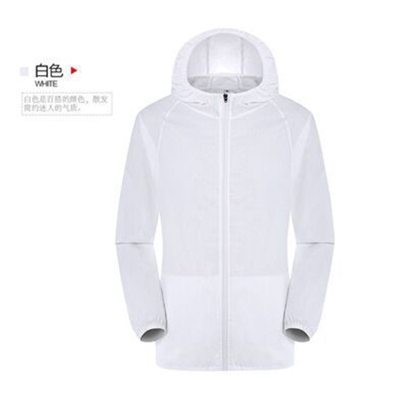 Source goods summer new outdoor men and women with the same skin clothes thin coat hooded sun protection clothing custom wholesale