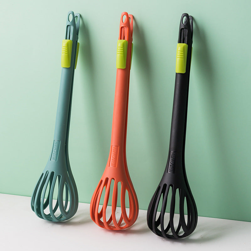 Cross-border multi-purpose nylon egg beater dual-purpose food clip hand mixer creative baking kitchen gadgets