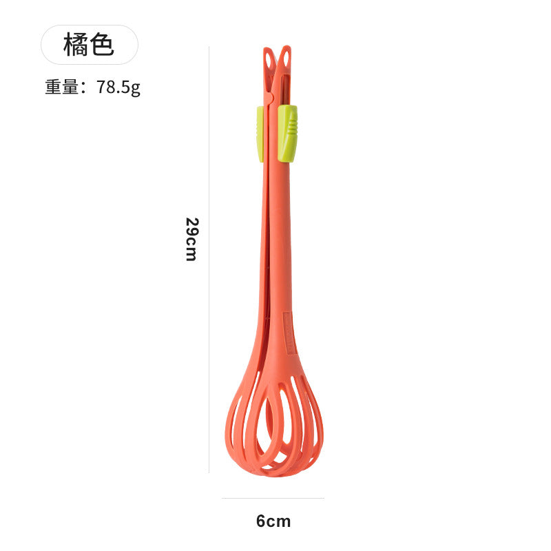 Cross-border multi-purpose nylon egg beater dual-purpose food clip hand mixer creative baking kitchen gadgets