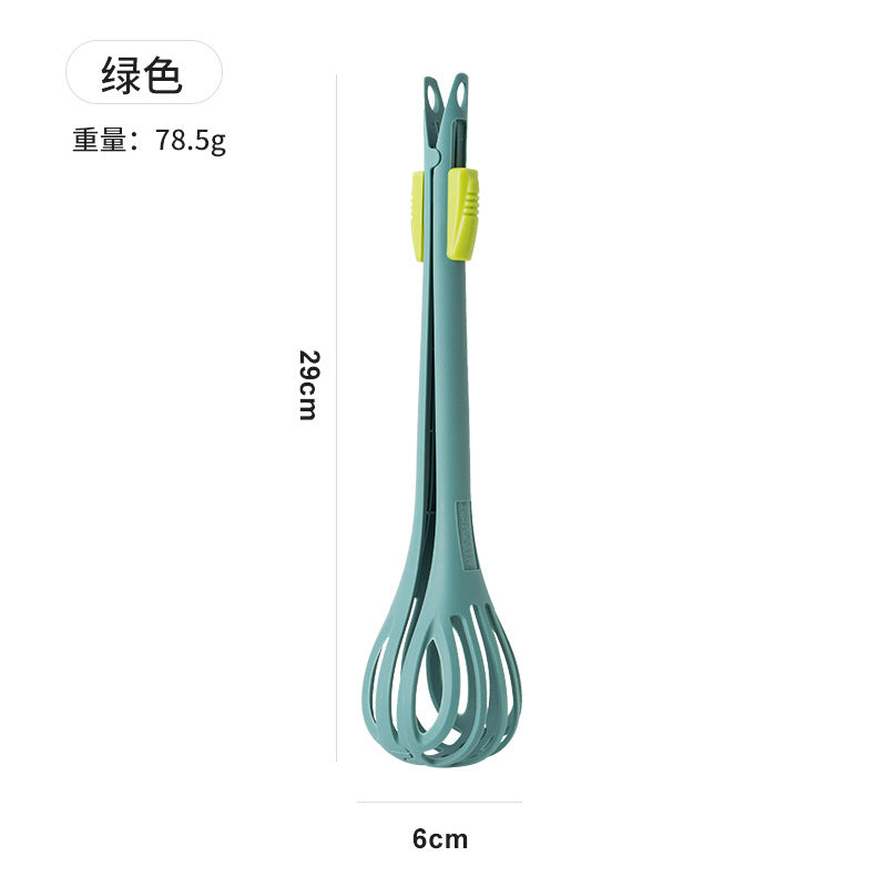 Cross-border multi-purpose nylon egg beater dual-purpose food clip hand mixer creative baking kitchen gadgets