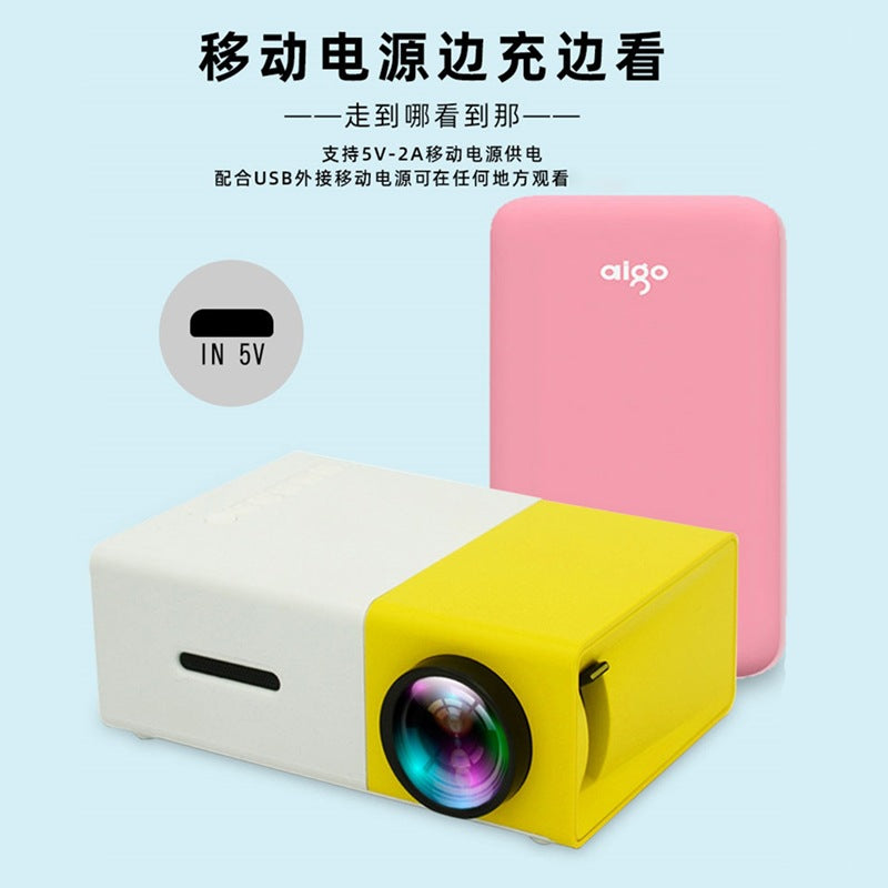 Manufacturer YG300 Micro Mini Projector Home led Portable Small Projector HD 1080p Wholesale